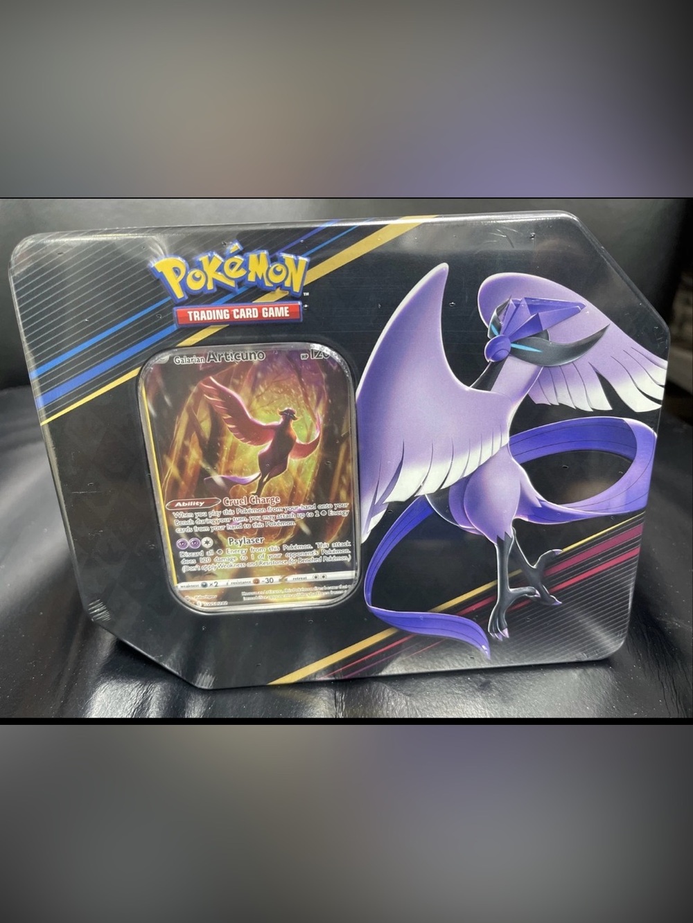 GALARIAN ARTICUNO Pokemon 2023 Collectors Crown Zenith Tin